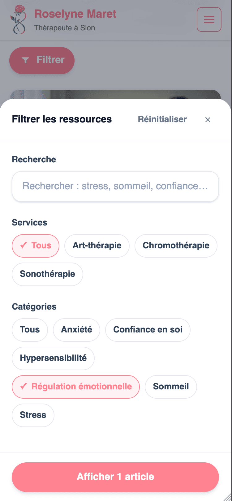 Roselyne Maret screenshot 3