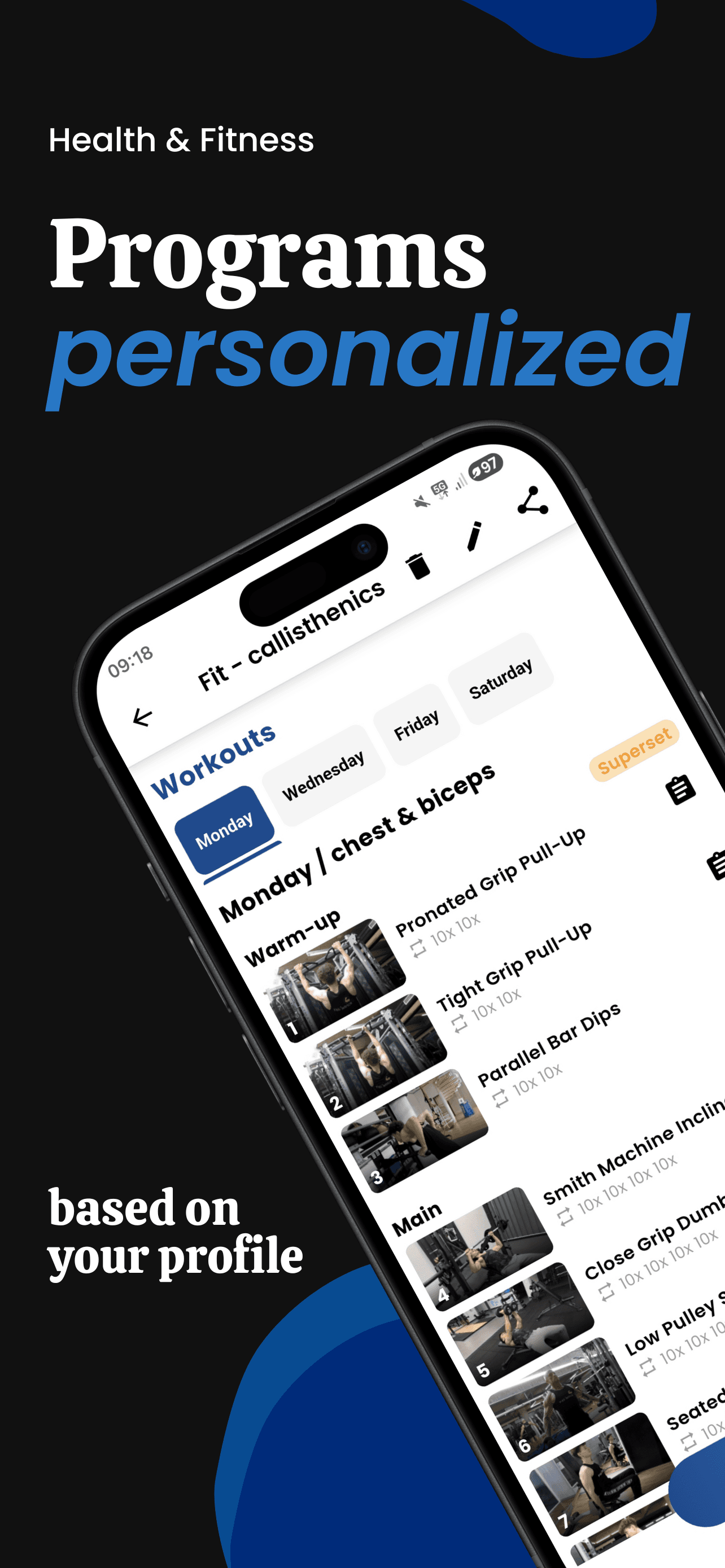FitMetrics - Screenshot 1 of project Mobile App