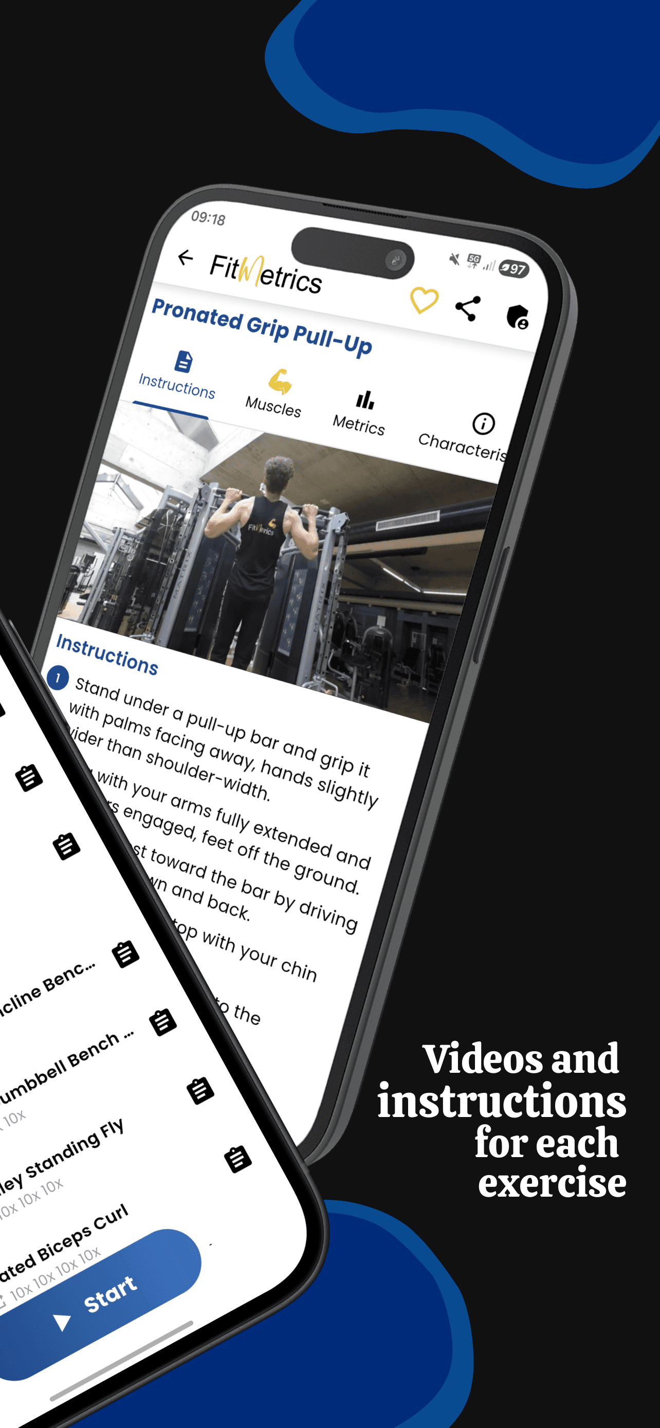 FitMetrics - Screenshot 2 of project Mobile App