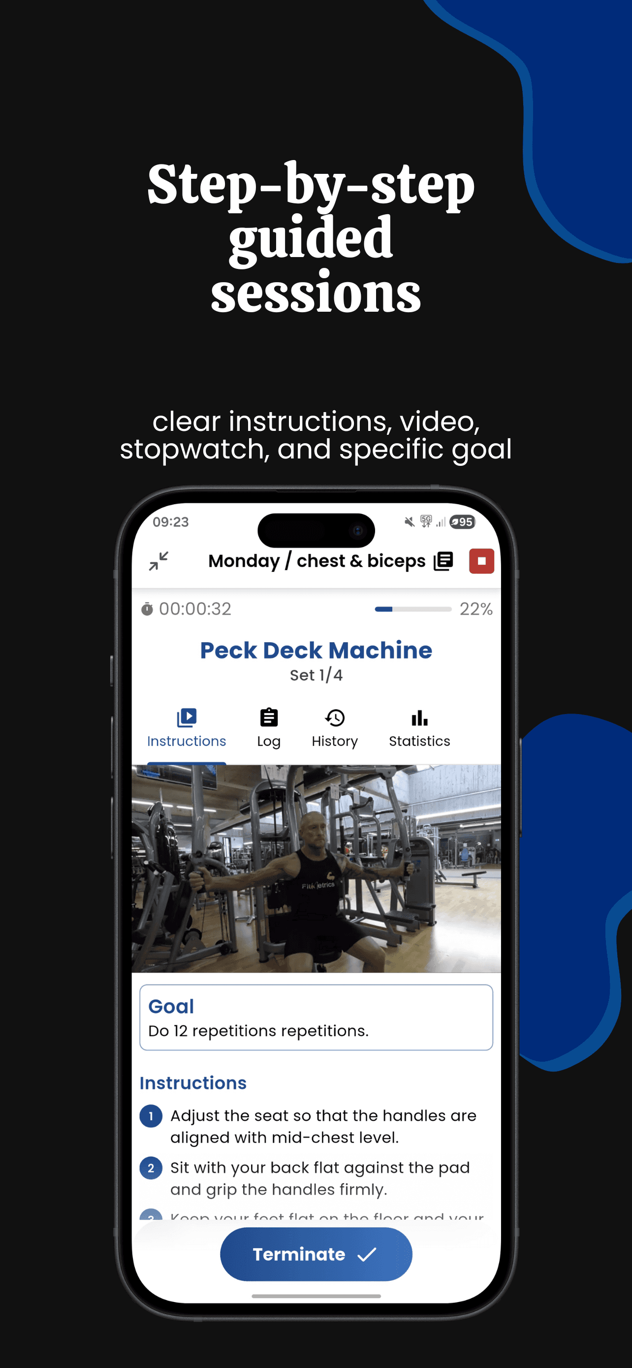 FitMetrics - Screenshot 3 of project Mobile App
