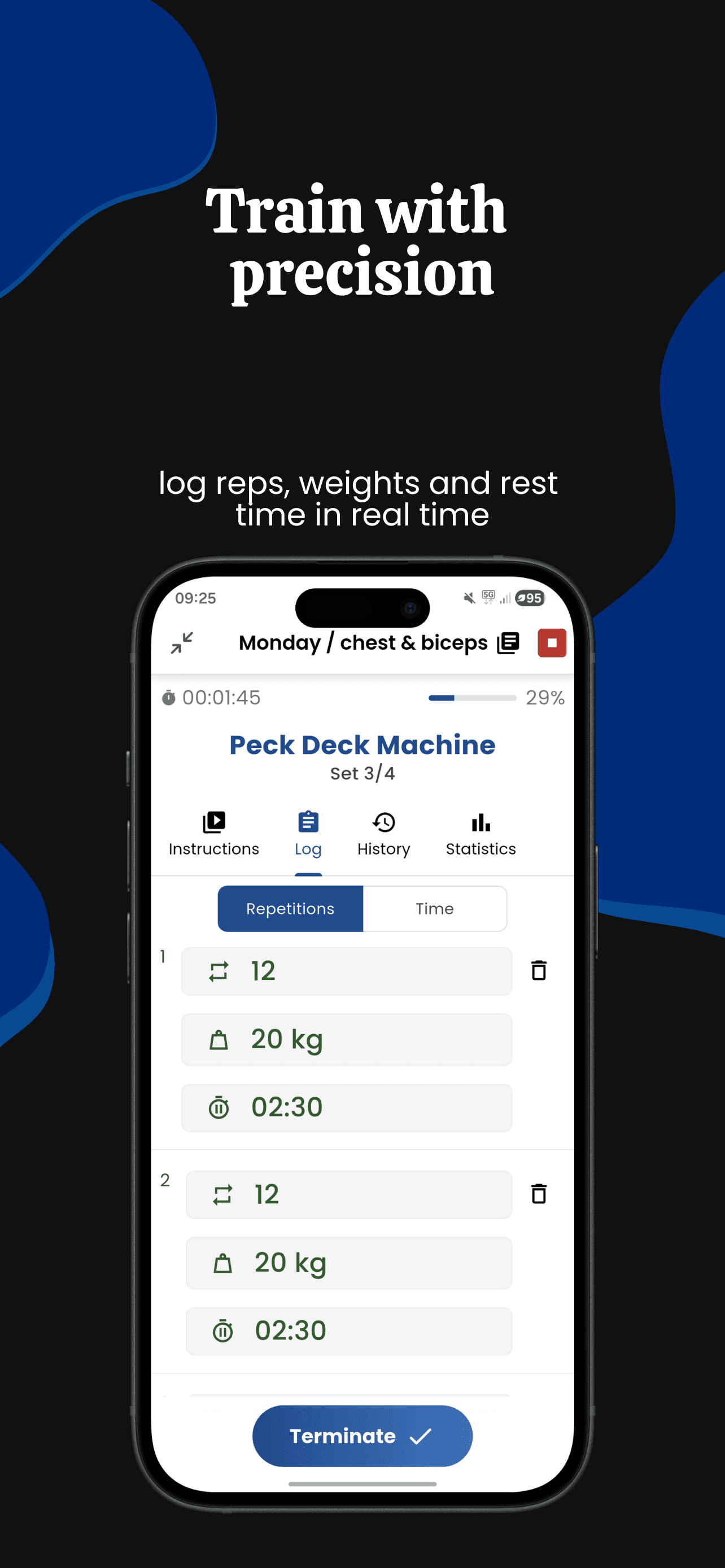 FitMetrics - Screenshot 4 of project Mobile App